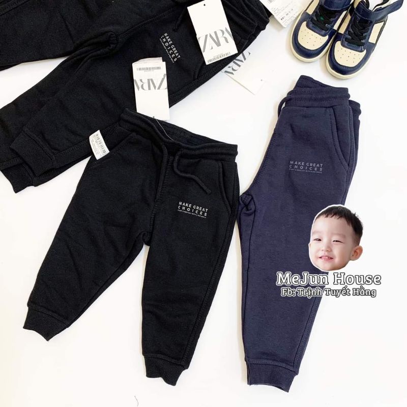 Quần nỉ jogger chính hãng Zara