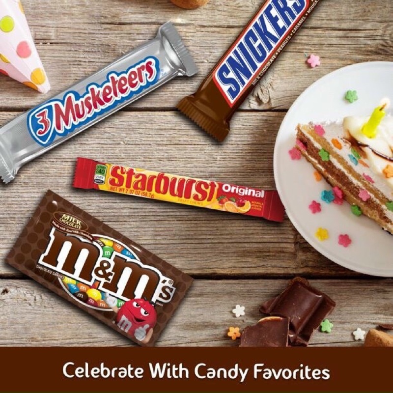 Bánh,kẹo nổi tiếng của Mỹ : M&amp;M, Skittles,Snickers…