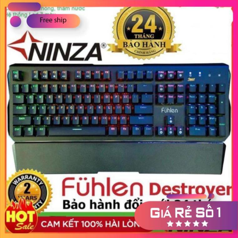 C544  bàn phím Fuhlen D-phím cơ gaming giá rẻ chơi game chuyên dụng