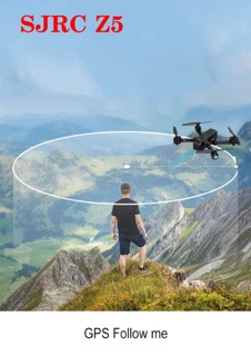Máy bay flycam  SJRC Z5 GPS, Camera 1080P , xoay góc 90 °, Follow Me, chụp ảnh bằng cử chỉ, gấp nhỏ gọn,bay 600m