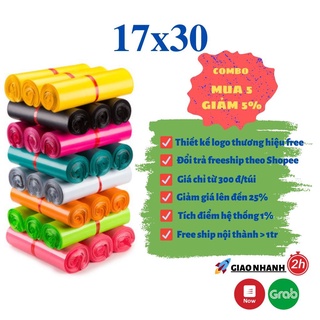 Combo 10 túi đóng hàng 17x30, tuicod.vn