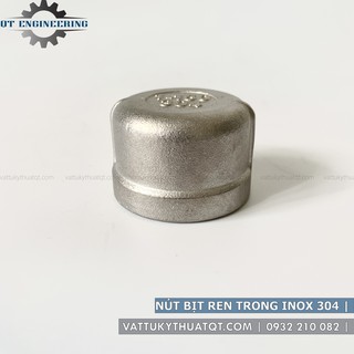 Nút Bịt Ren Trong Inox 304 | DN8-DN32 (Phi 13mm-42mm) [VATTUKYTHUATQT.COM]