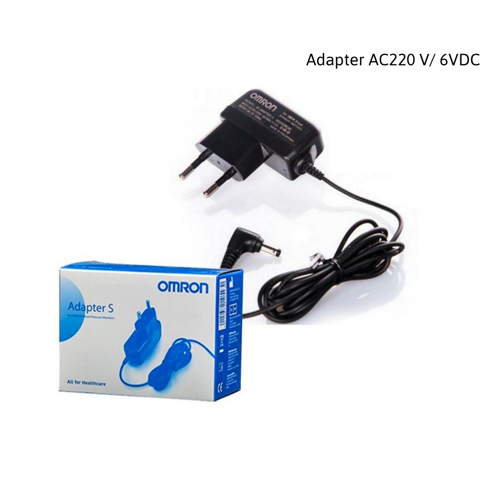 Bộ đổi nguồn máy đo huyết áp bắp tay OMRON - Adapter AC220V/6VDC chính hãng