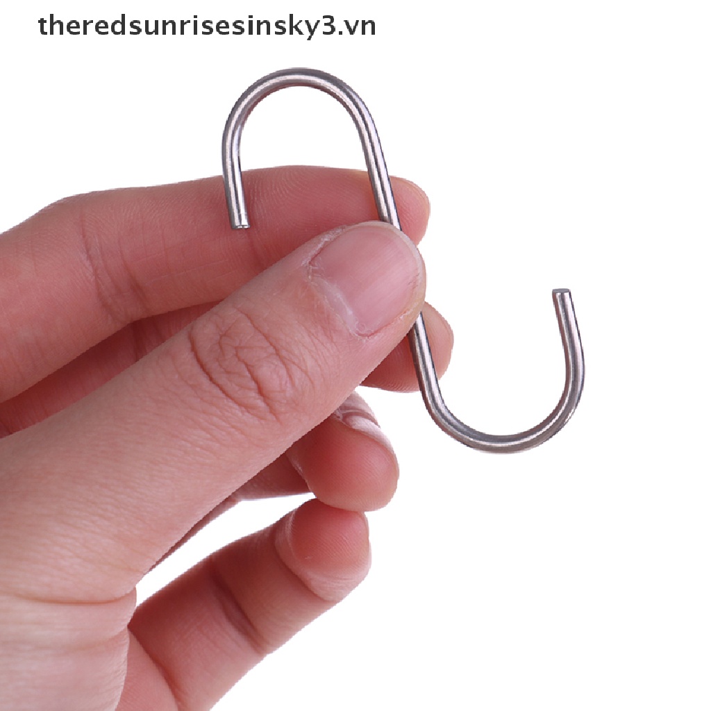 Bộ 5 Móc Khóa Kim Loại Hình Chữ S Tiện Dụng