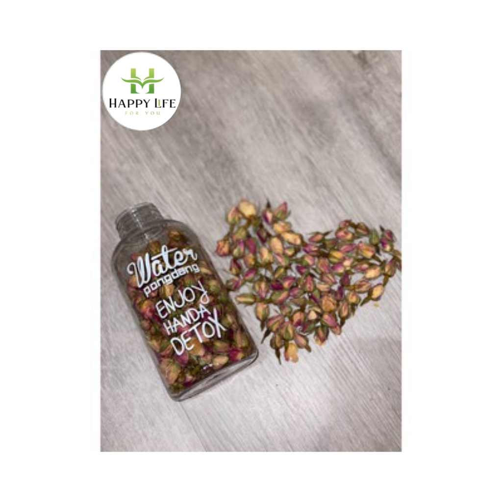 Trà hoa hồng, trà dưỡng nhan, nụ hoa hồng khô Iran 100g - Happy Life 4U