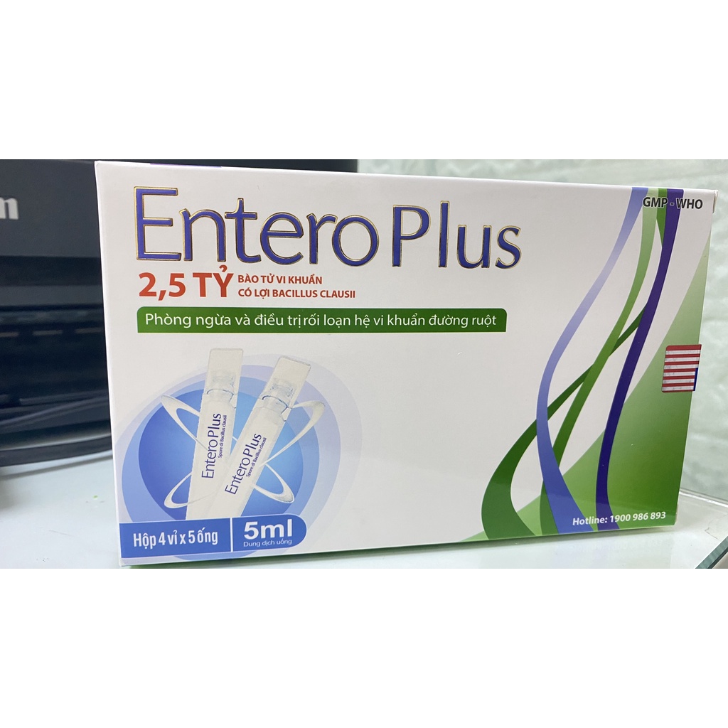 Men ống Entero plus giúp bé tiêu hóa tốt,ăn ngon hấp thu dinh dưỡng tăng cân cho bé.Hộp 20 ống