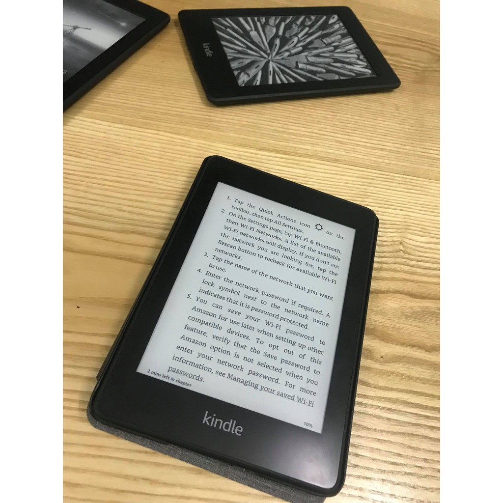 [Mã 156ELHA80K giảm 6% đơn 400K] Máy đọc sách Kindle Paperwhite used máy đẹp có đèn nền Vbookshop