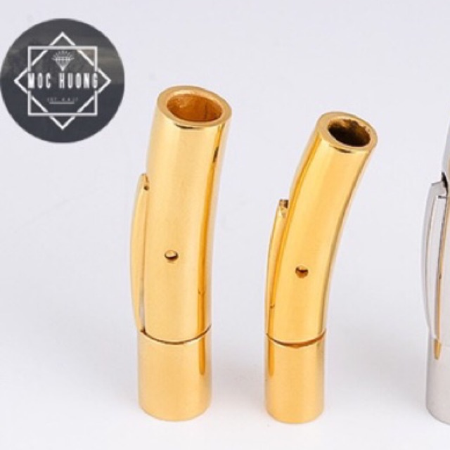 Khóa chốt đầu dây mạ vàng vòng 2-3mm - MH826