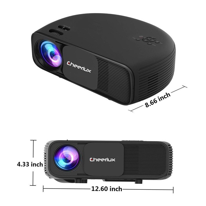 Máy chiếu Full HD Cheerlux CL760, độ sáng 3600 Lumens, zoom điện tử, xem phim, bóng đá cực nét. BH 12 tháng.