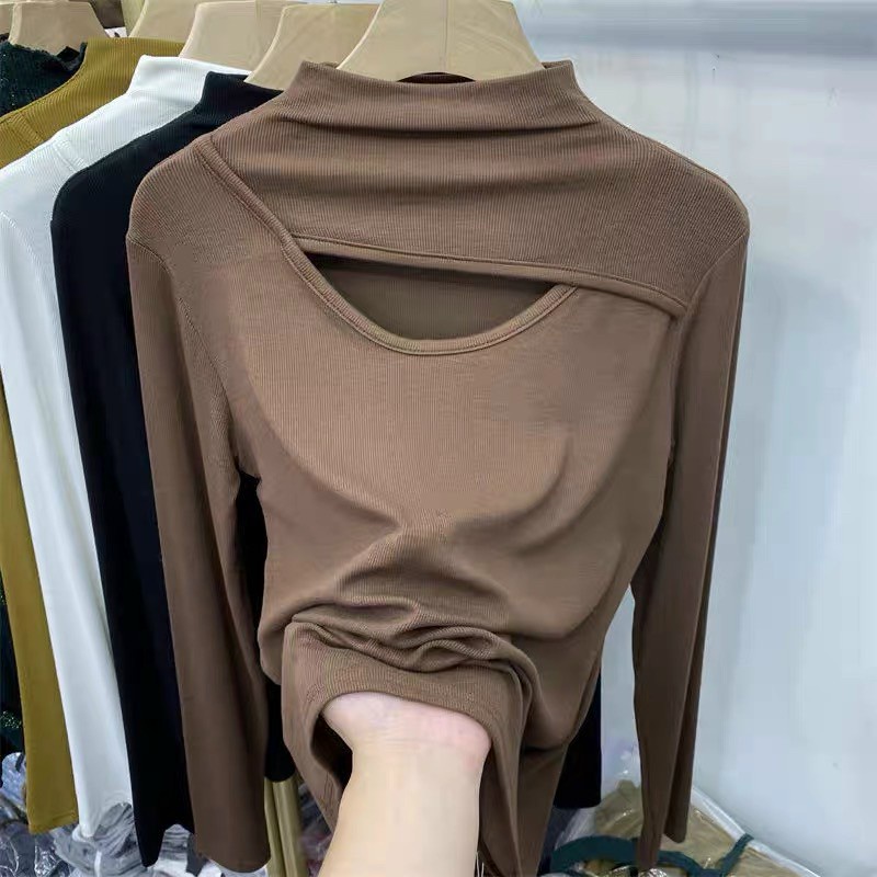 Áo Giữ Nhiệt Cách Điệu Cổ Lửng Khoét Ngực mã 239