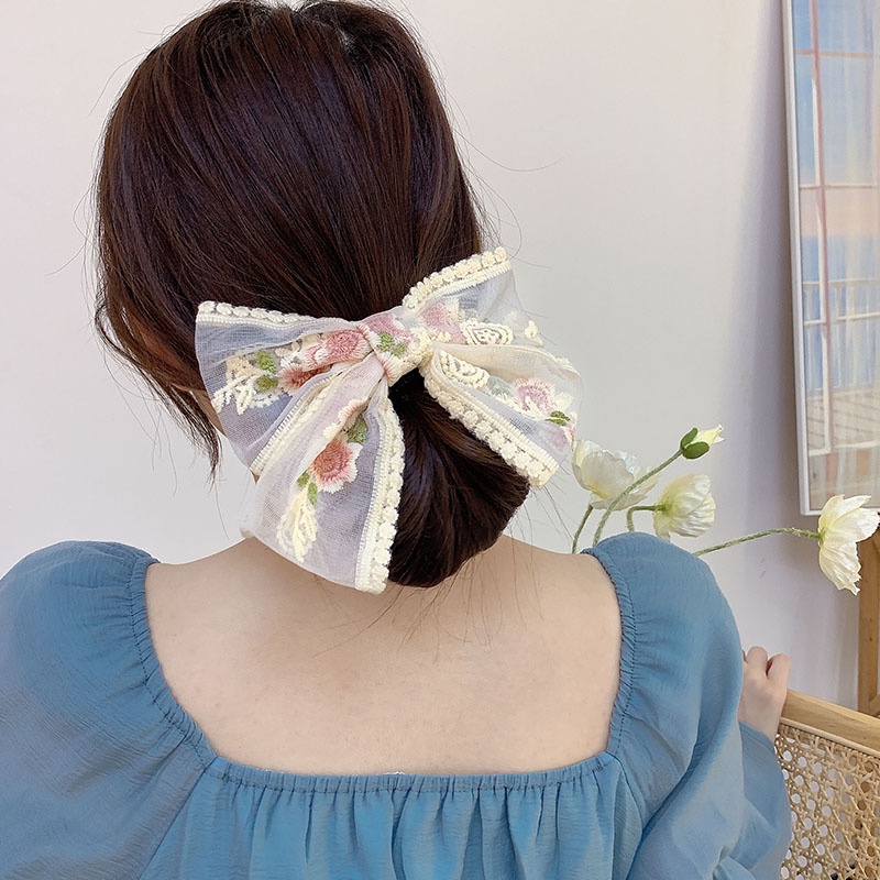 Kẹp Tóc Nơ Thời Trang Hàn Quốc Cho Nữ