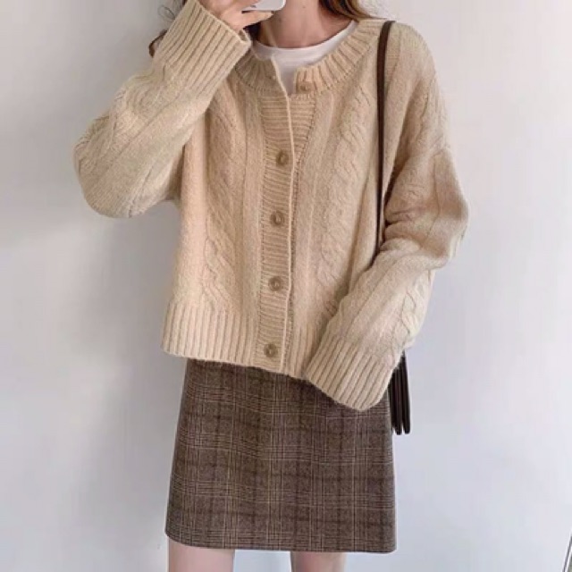 [ẢNH THẬT CUỐI] Áo cardigan len thừng ulzzang | BigBuy360 - bigbuy360.vn