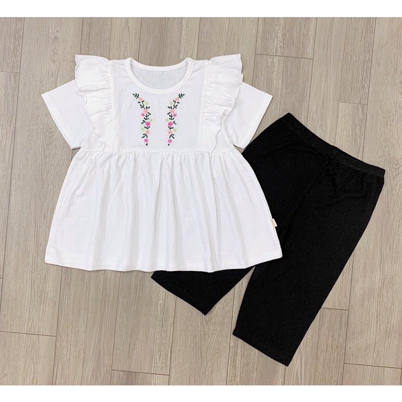 Set áo váy- legging bé gái Beboong siêu đẹp
