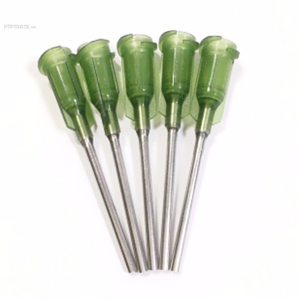 Set 10 đầu ống kim tiêm 1.5 inch 14 gauge khóa kim luer