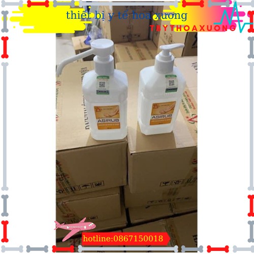 Nước rửa tay Asirub, sát khuẩn nhanh, dùng trong bệnh viện