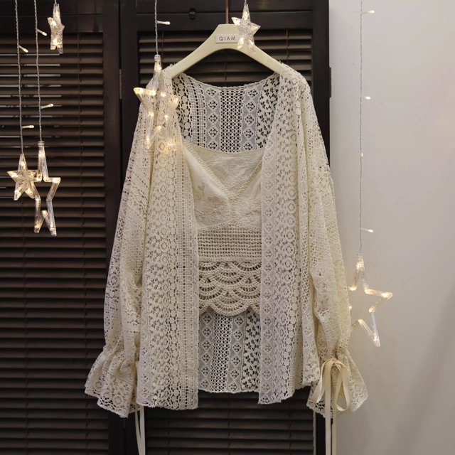 Áo kimono ren tỉu thưuu ♥️