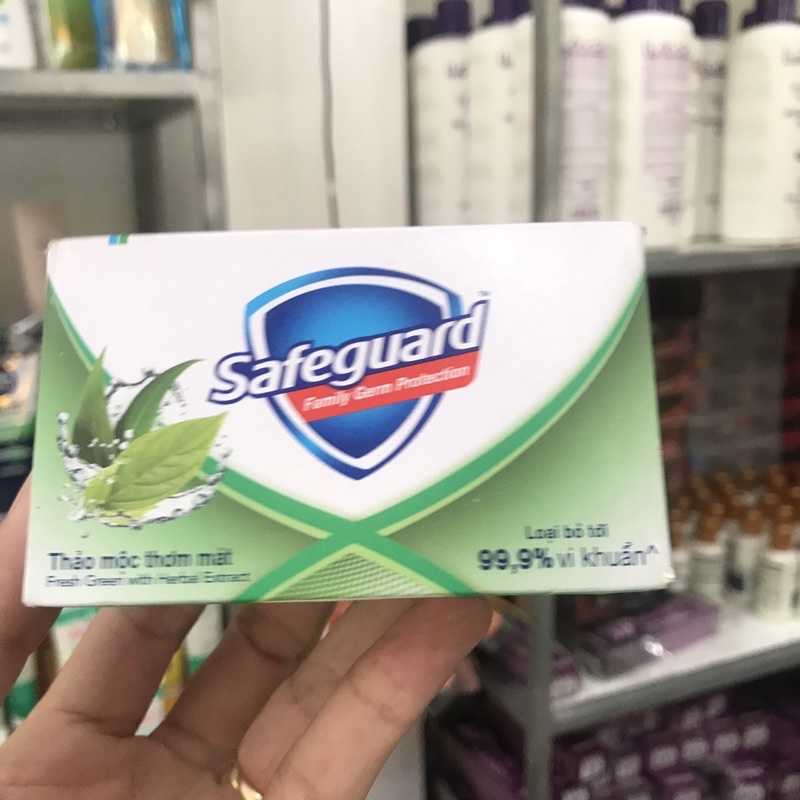 Xà Bông Cục Safeguard Xanh (130g)