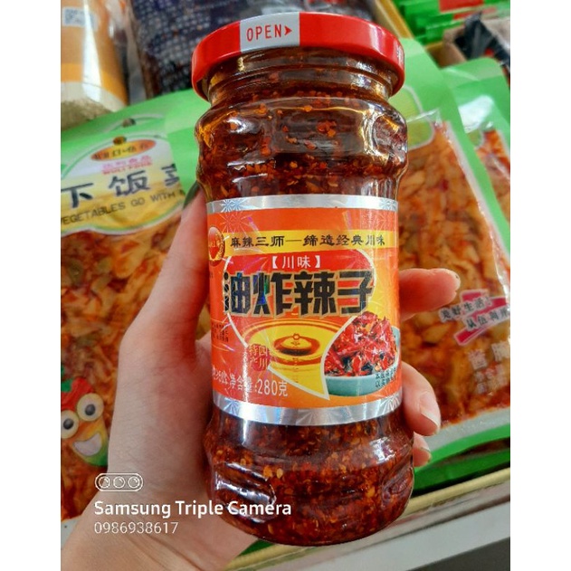 Sốt trộn cơm ăn liền_tương ớt xào trung quốc