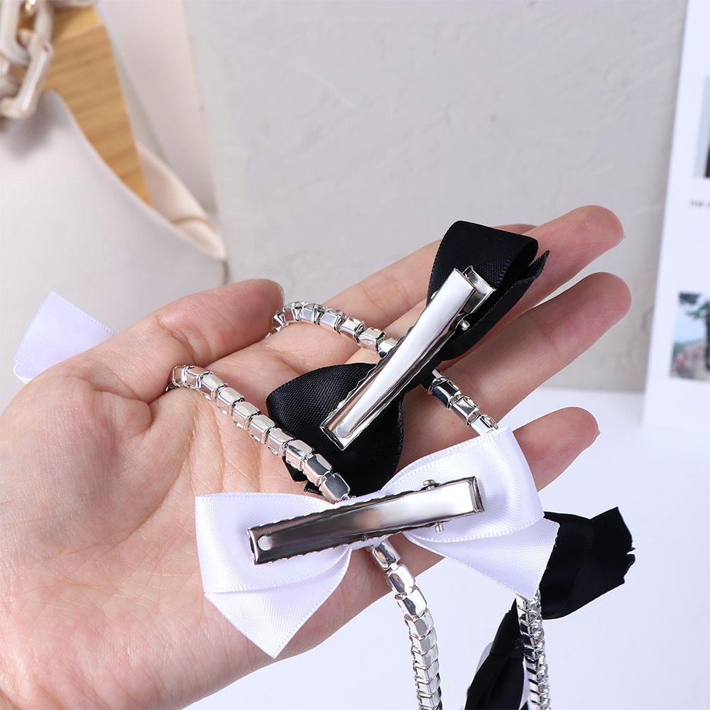 NICKOLAS Kẹp Tóc Đuôi Vịt Dài Tua Rua Kiểu Cổ Điển Cho Nữ