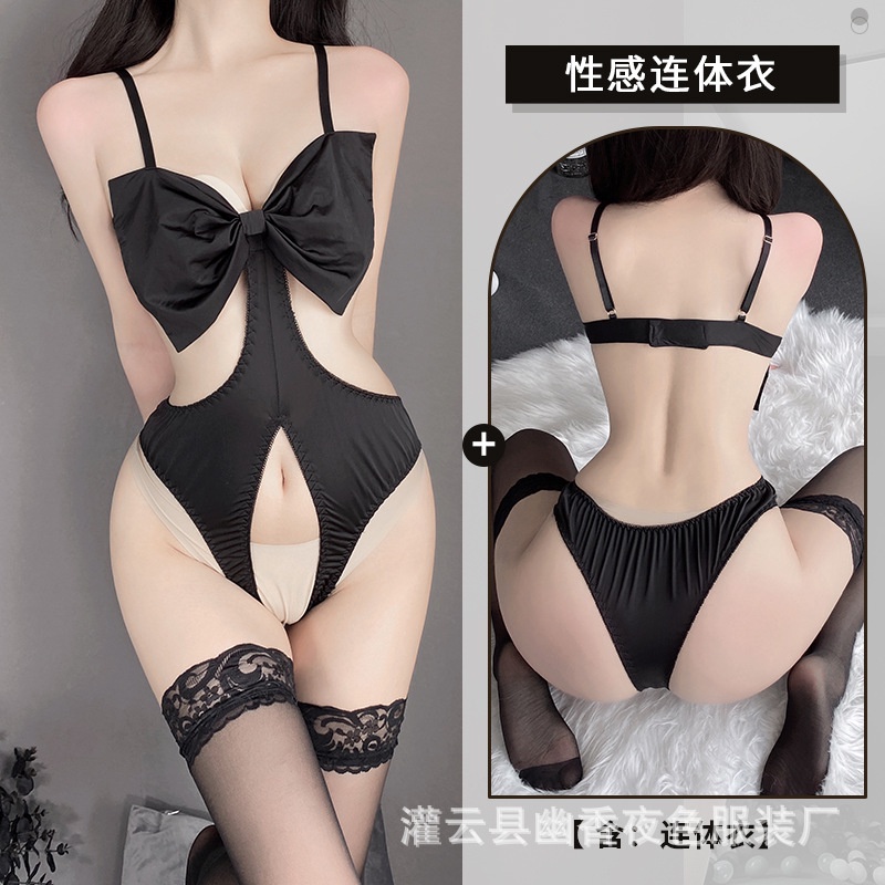 Bộ ngủ cosplay jum nơ xẻ đáy cao cấp MS2571