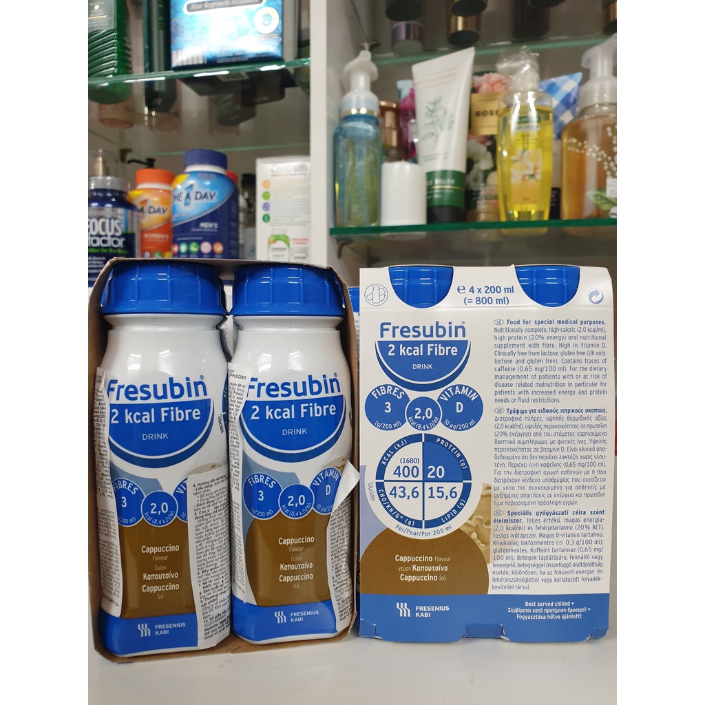 Sữa Fresubin 2Kcal Fibre Cappuccino 200ml