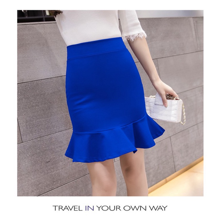 Chân váy công sở váy đuôi cá bigsize CRDCV37 màu đen dài 48cm  pyenstore