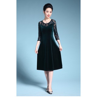 đầm trung niên cao cấp (nhung)