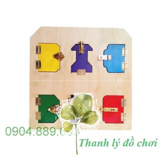 Bảng mở khóa – Giáo cụ montessori