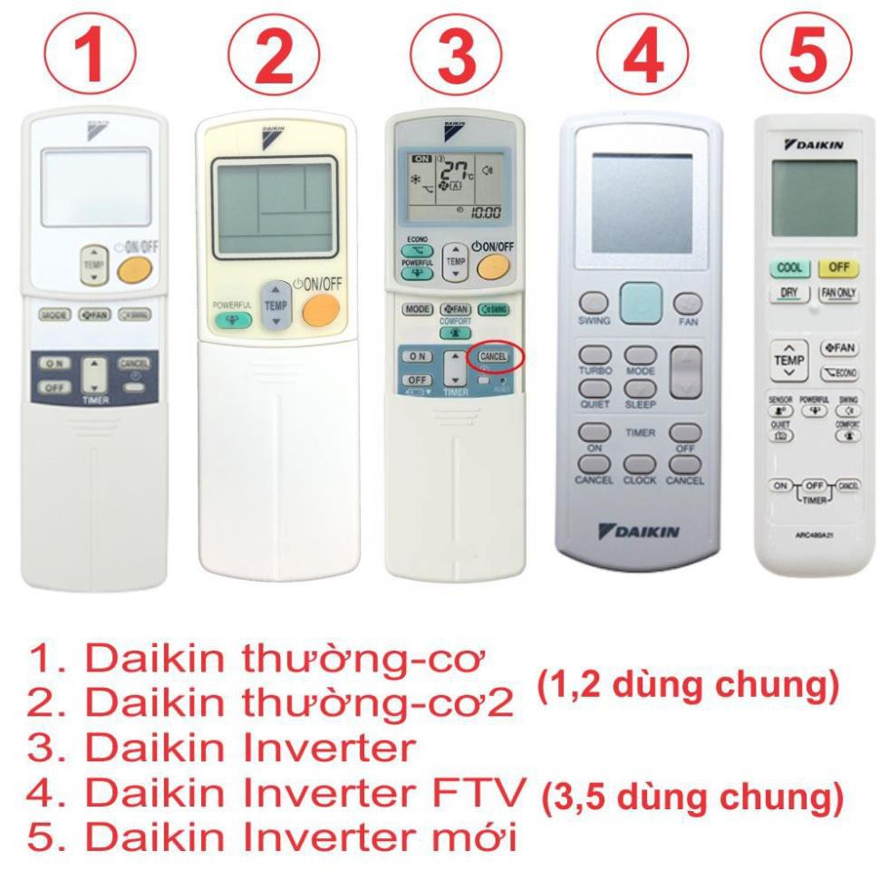 Điều khiển điều hòa DAIKIN