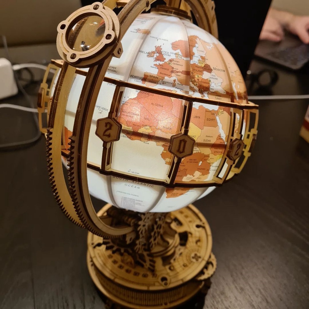 Mô Hình Gỗ 3D Lắp Ráp ROBOTIME ROKR Cầu Vàng Phát Sáng Luminous ST003