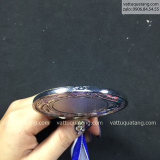 Phôi huy chương lá lúa - màu bạc