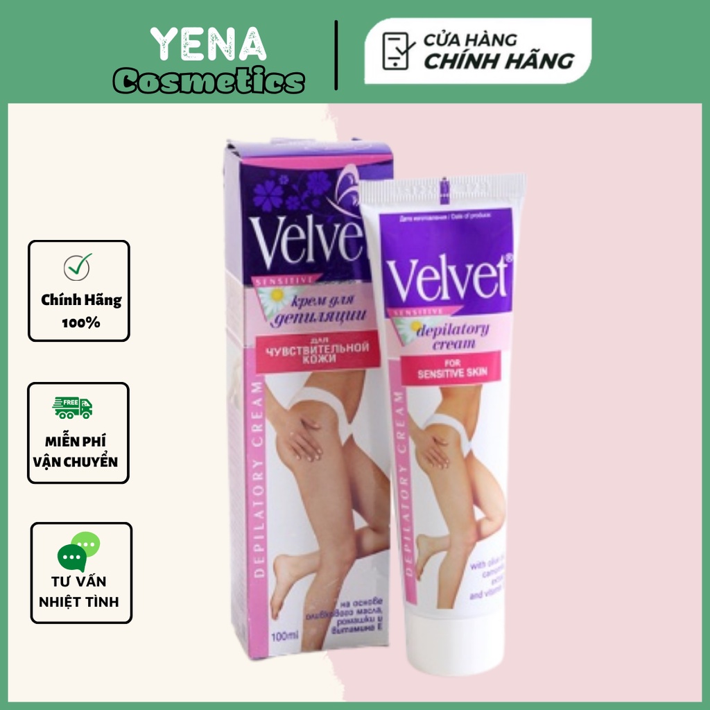 Kem tẩy lông Velvet hoa cúc của Nga 100ml