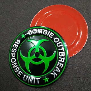 Tem nhôm dán xe zombie outbreak 7.5cm