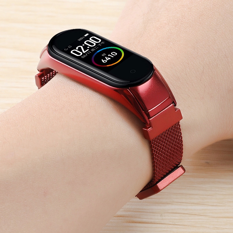 Dây Đeo Thay Thế Cho Đồng Hồ Thông Minh Xiaomi Mi Band 4 3