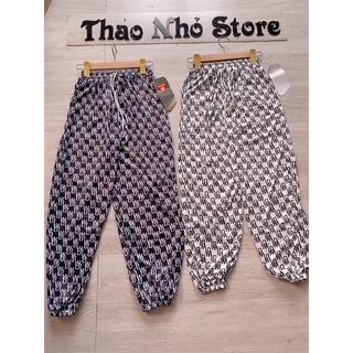 quần thun in hoạ tiết