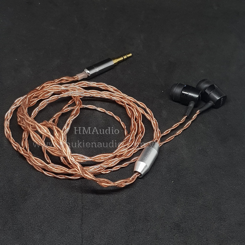 Dây tai nghe đồng OFC 1.0mm tết 4 - Connetor MMCX/ 2pin 0.78mm/ A2DC/ IM01/02/03/50/70