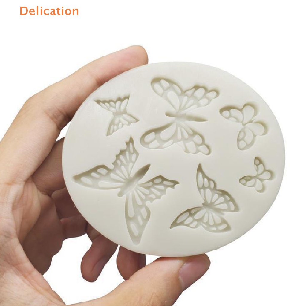 Khuôn Silicone Tạo Hình Cánh Bướm Trang Trí Bánh Kem / Kẹo Ngọt