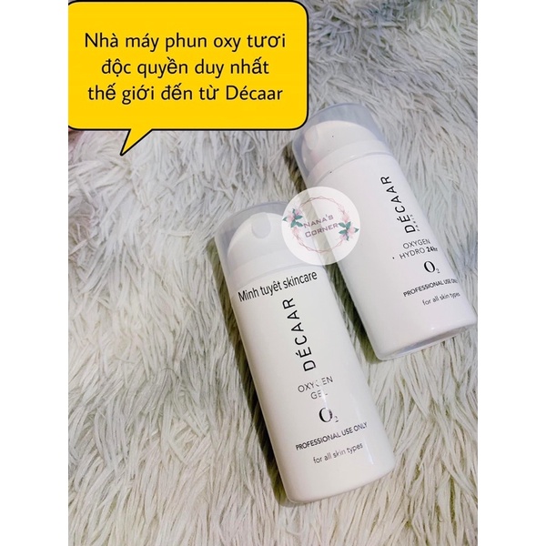 Kem Dưỡng Da Décaar Oxygen Gel & Oxygen Hydro 24hr