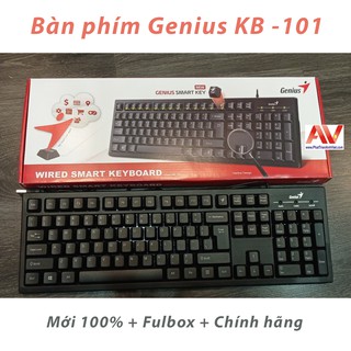 Bàn phím máy tính laptop Genius Kb -101 - Chính Hãng - New 100% Full Box - Chuyên chơi game, dùng văn phòng