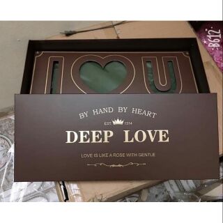 Hộp hoa sáp  chữ I Love You