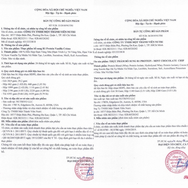 Bột Protein Rule 1 - R1 Protein  - Tăng Cơ Giảm Mỡ, Hỗ Trợ Phục Hồi Cơ Bắp, Chính Hãng