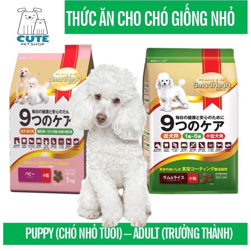 Thức ăn chó Poodle - Smartheart Gold (dành cho các giống chó nhỏ) Pug, phốc, poodle.