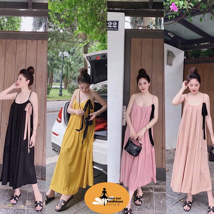 Đầm dáng suông Hàn Quốc chất cotton siêu mát, hàng loại 1