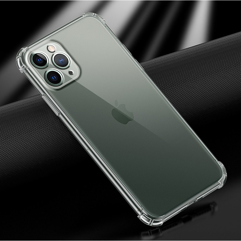 Ốp Iphone 12 / 12 Pro / 12 Mini / 12 Pro Max / 11 / 11 Pro / 11 Pro Max - Loại trong suốt chống sốc bảo vệ camera