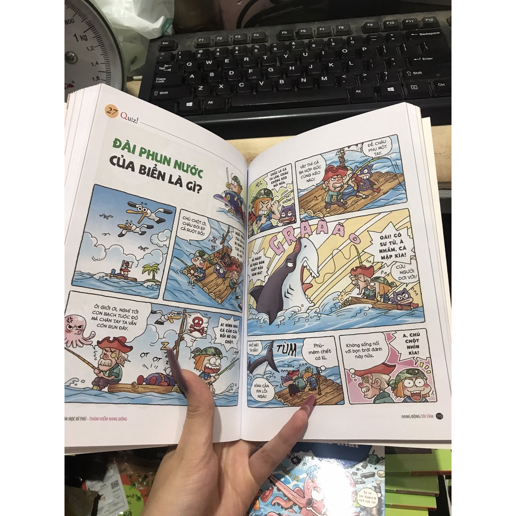 Sách - Quiz ! Khoa học kì thú : Thám Hiểm hang động