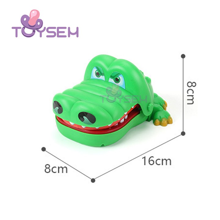 Đồ chơi cá sấu cắn tay Toysem cho trẻ em từ 3 tuổi trở lên rèn luyện tính nhanh nhẹn cho bé - Quà tặng sinh nhật cho bé