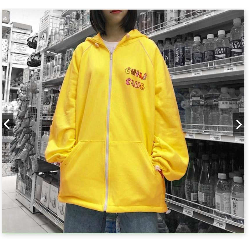 [FREESHIP] Áo khoác hoodie nĩ nam nữ form rộng có dây kéo cili club Shop lv | BigBuy360 - bigbuy360.vn