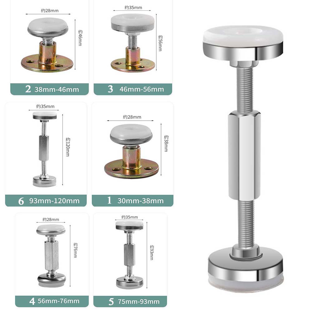 Set thanh cố định và miếng dán chặn đầu giường chống rung lắc dễ dàng lắp đặt tiện lợi