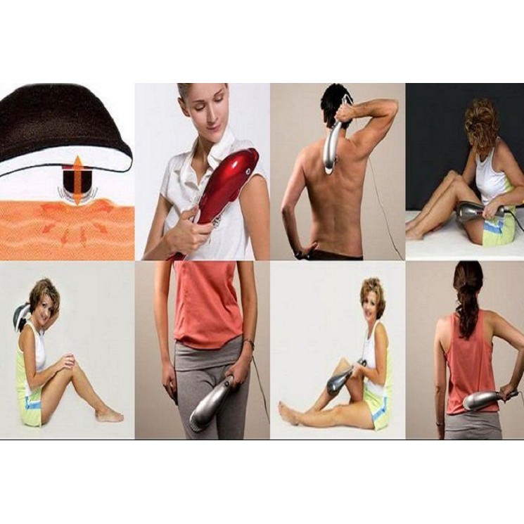 Máy massa cầm tay hình con cá heo 3 đầu