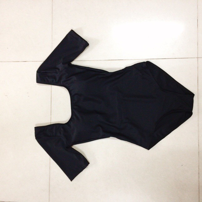 [HÀNG CAO CẤP + FORM ĐẸP] Set bikini liền thân tay ngắn khoét lưng dây ngang | BigBuy360 - bigbuy360.vn